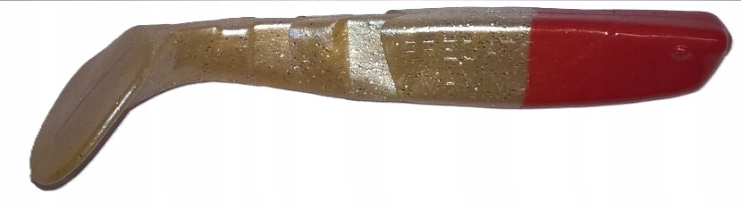 Manns Predator Maximus 115 mm Perła z brokatem i czerwonym łbem