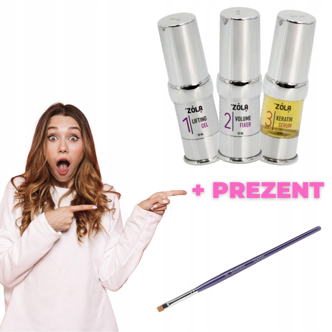 Sada pro laminaci obočí a řas Zola Brow&Lash Lamination System Dárek