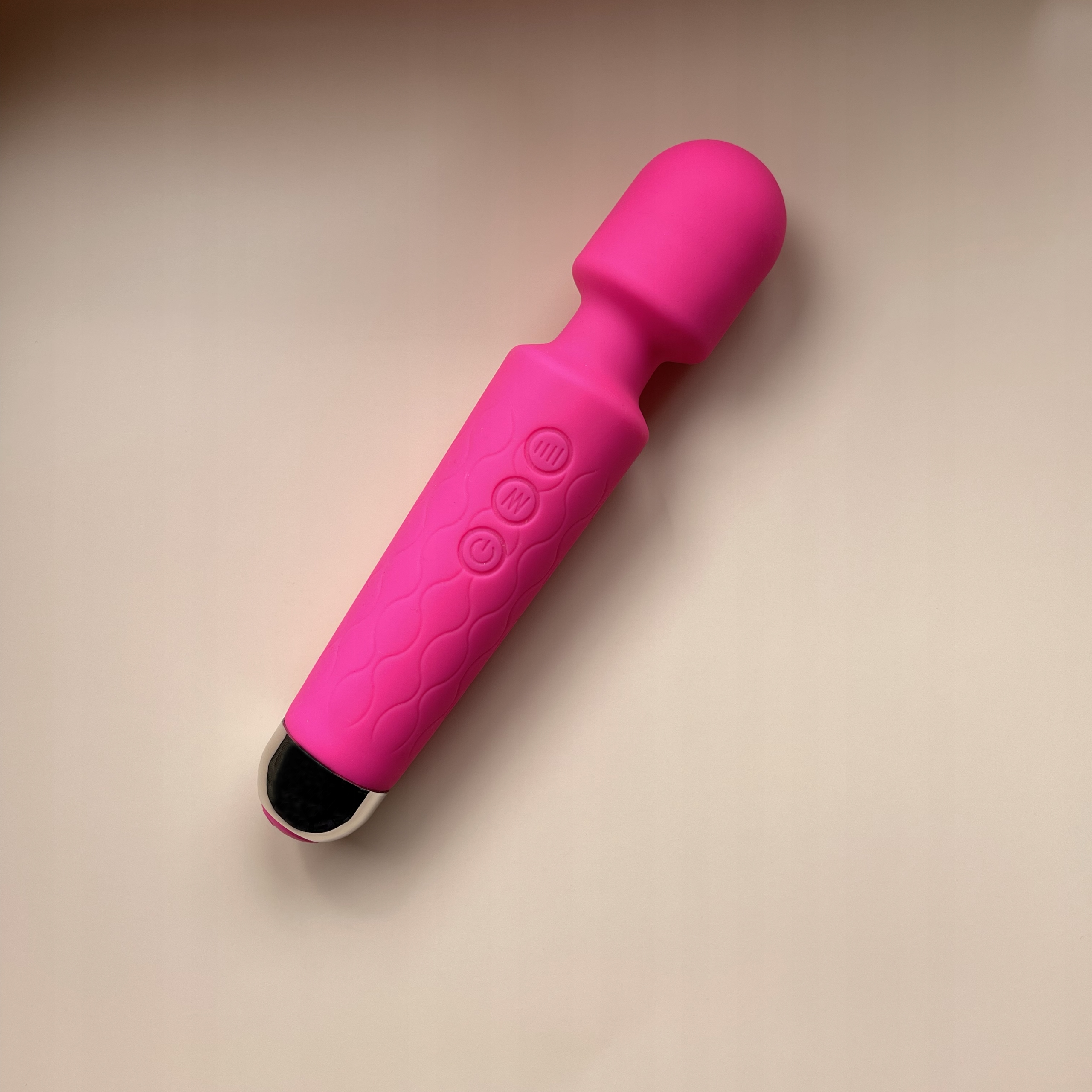 Wibrator Magic Wand Damski Mikrofon Masażer Łechtaczki 20 Trybów USB Mocny – Różowy