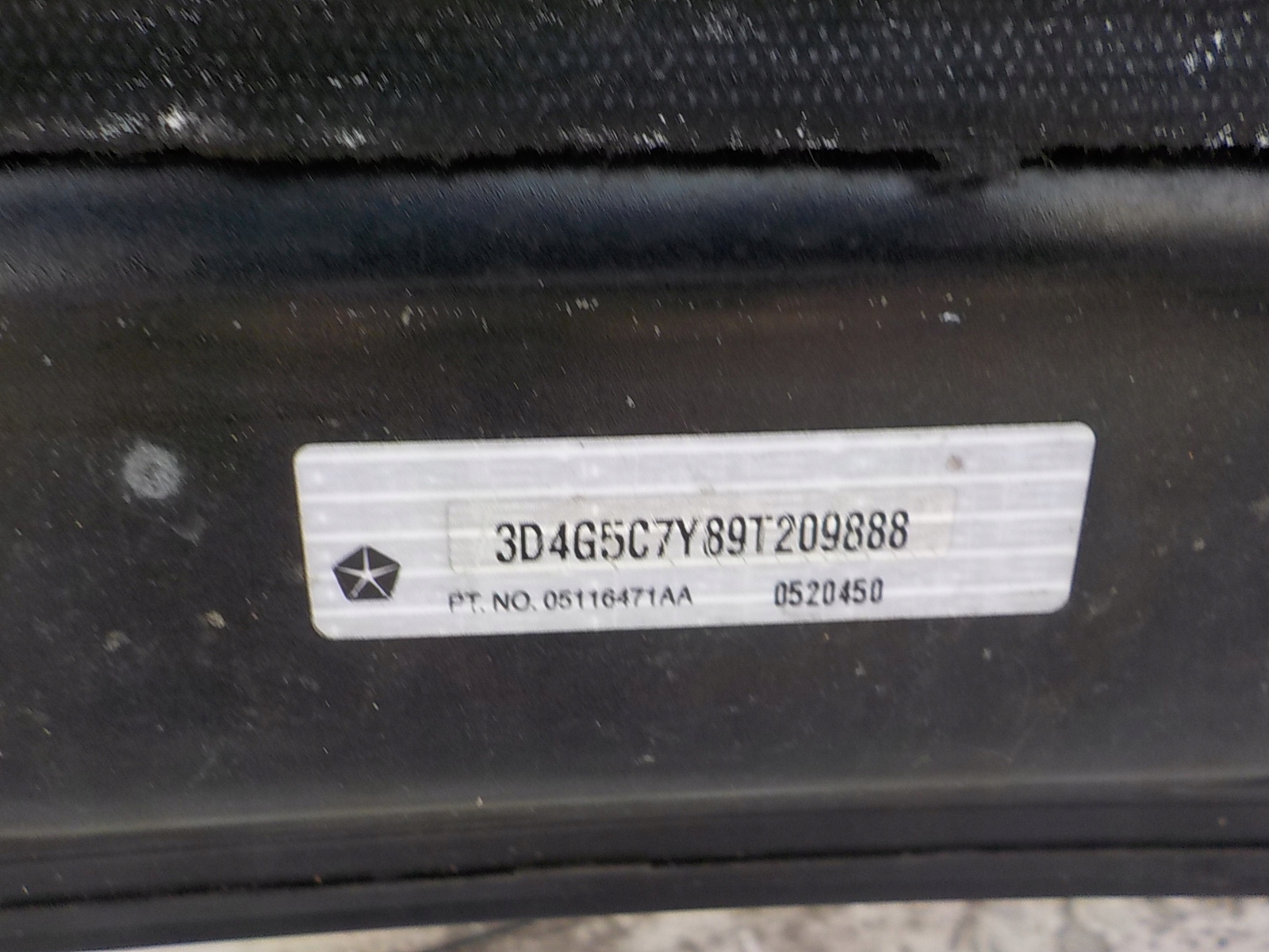 836 DODGE JOURNEY Capot 836