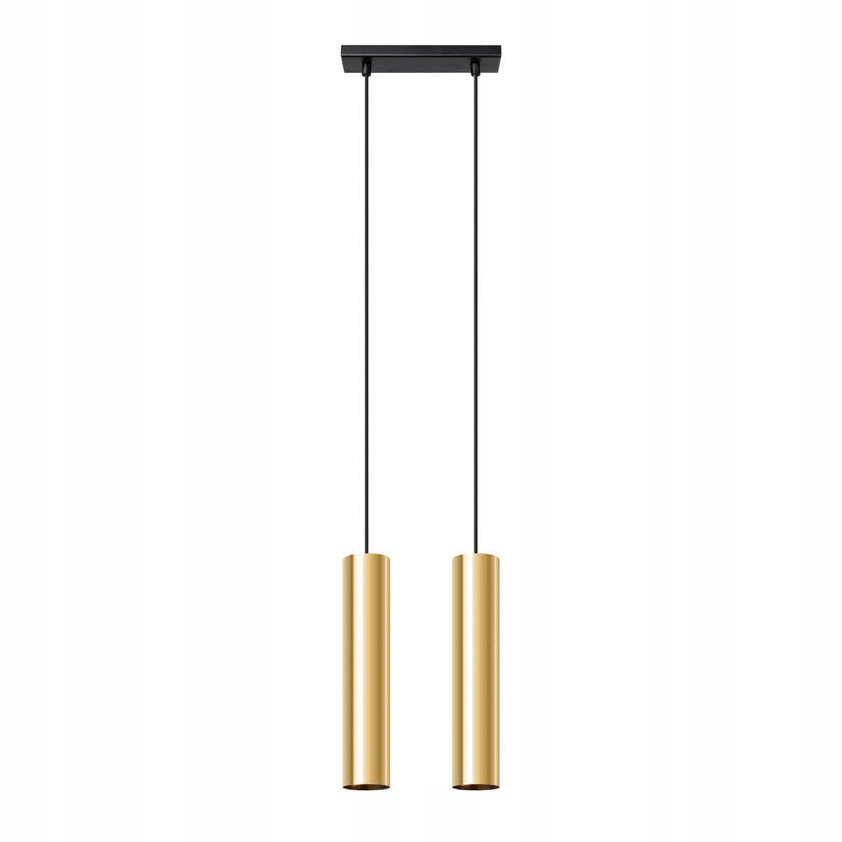 Závesná lampa Lagos 2 zlatý lesk