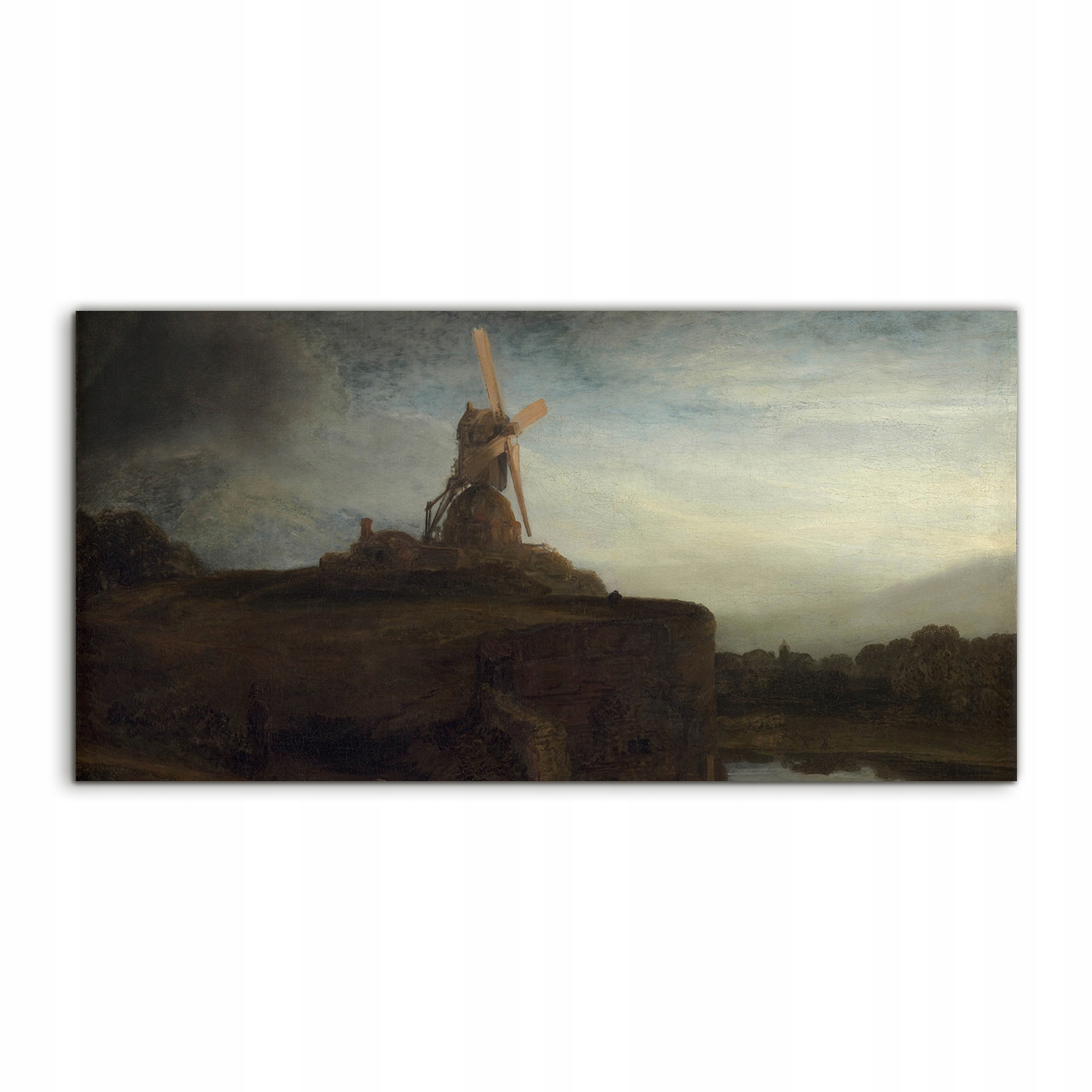 

Obraz akryl 120x60 z nadrukiem Młyn Art Rembrandt