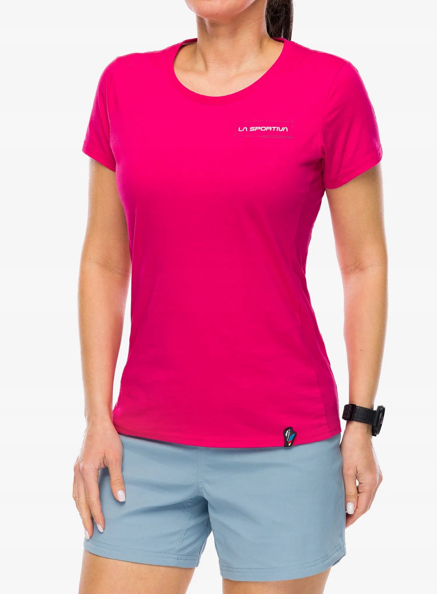 Dámské lezecké tričko La Sportiva Mantra T-Shirt azalea/chalk S