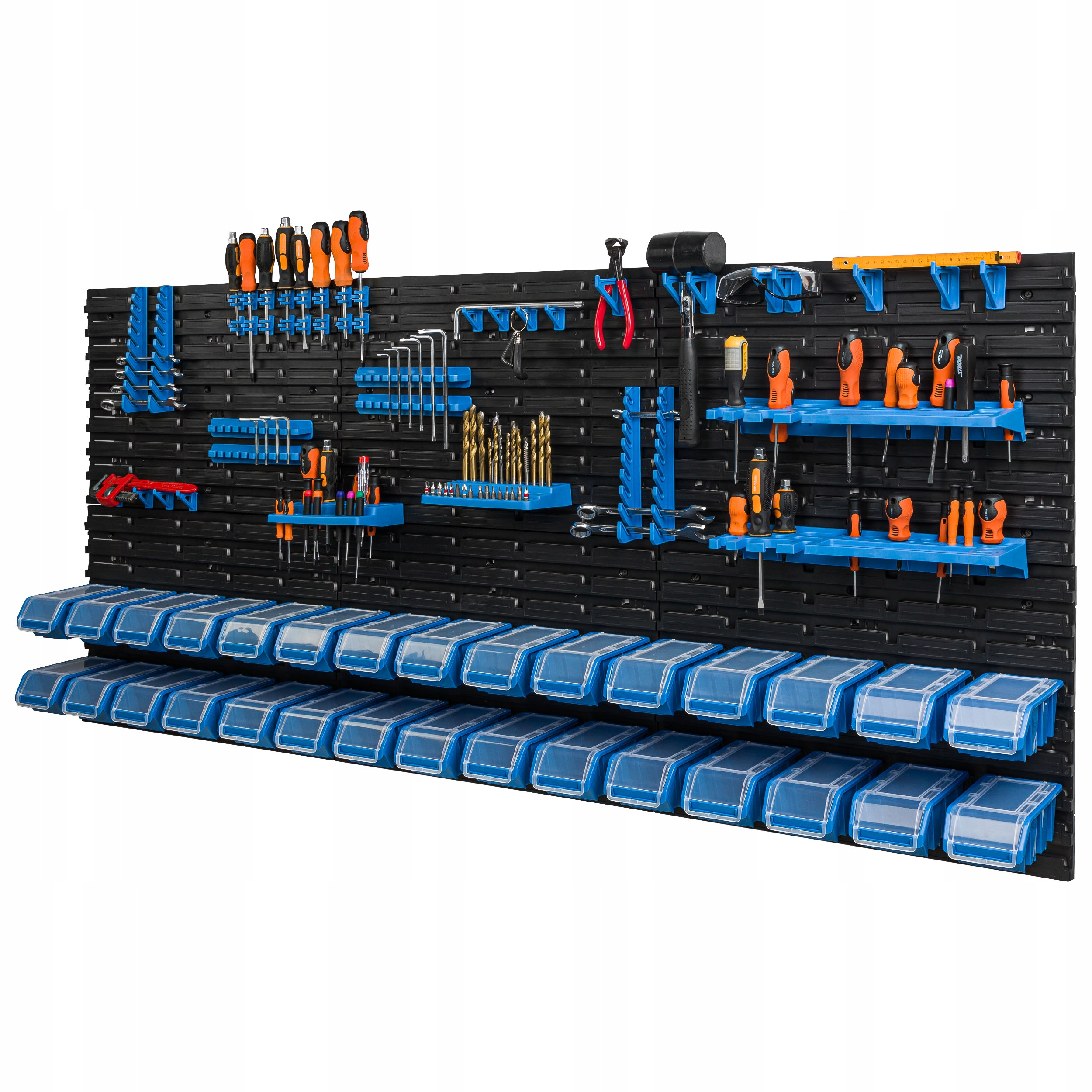

Tablica warsztatowa narzędzia 173,3x78cm 30 kuwet