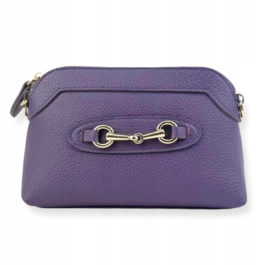Dámská kabelka z přírodní kůže Indigo Fialová