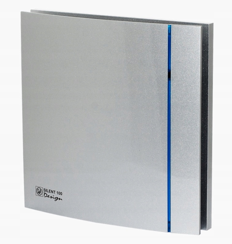 Kúpeľňový Ventilátor Tichý 100 mm Higrostat Chz