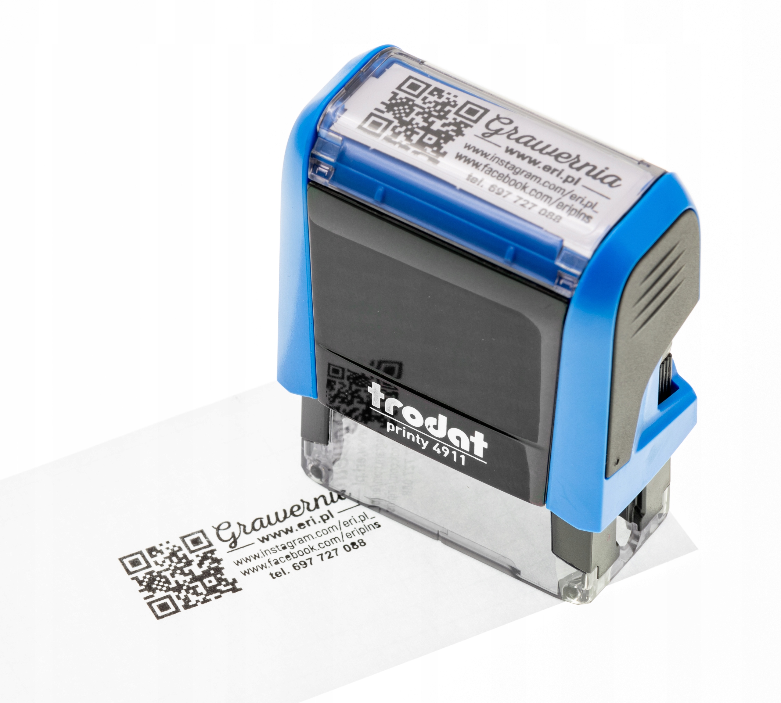 

Pieczątka firmowa z kodem Qr Automat Trodat 4911