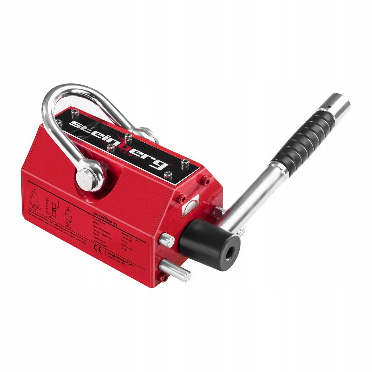 Podnośnik magnetyczny STEINBERG 10030202 Udźwig w pionie i elementów okrągłych 100 kg