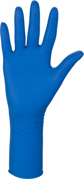 Rękawice lateksowe rękawiczki Mercator HIGH RISK M Kolor dominujący niebieski
