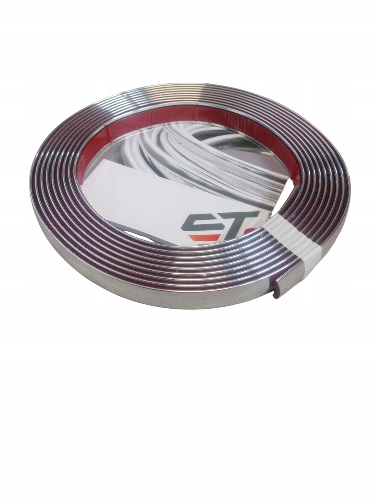 Декоративная хромированная полоса 10 мм x 5 м с клейкой лентой