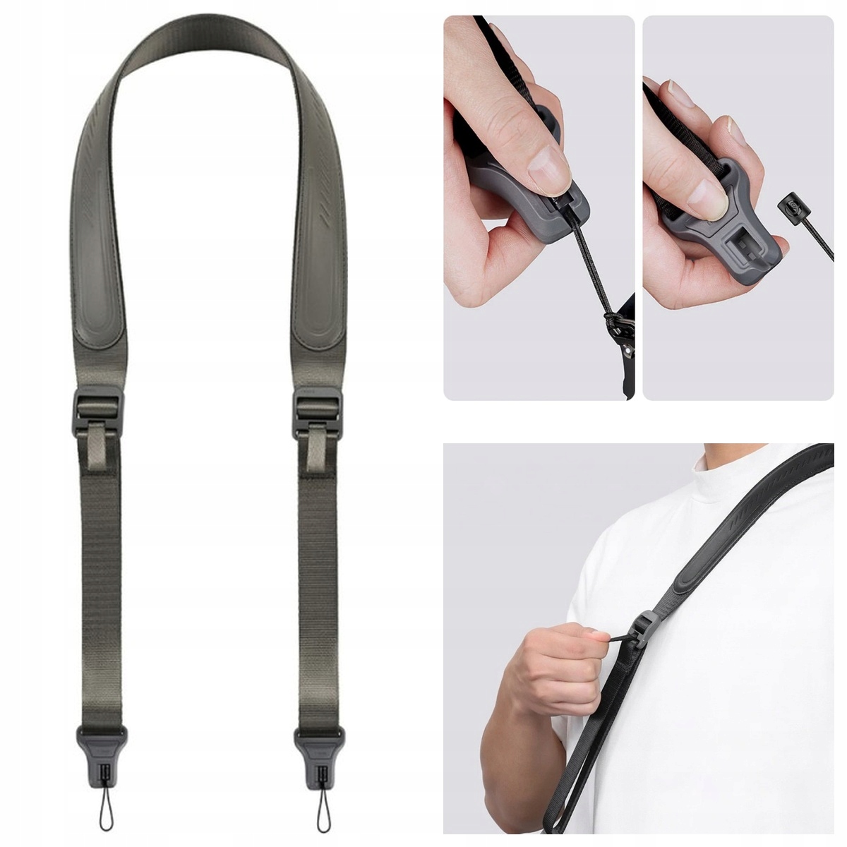 Ulanzi CSS1 Pasek do aparatu U-Snap Frost Pine Green