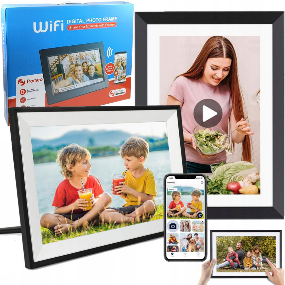 Rámeček Pro Fotografie A Video Dotykový Displej Ips 15,6 Palců Aplikace