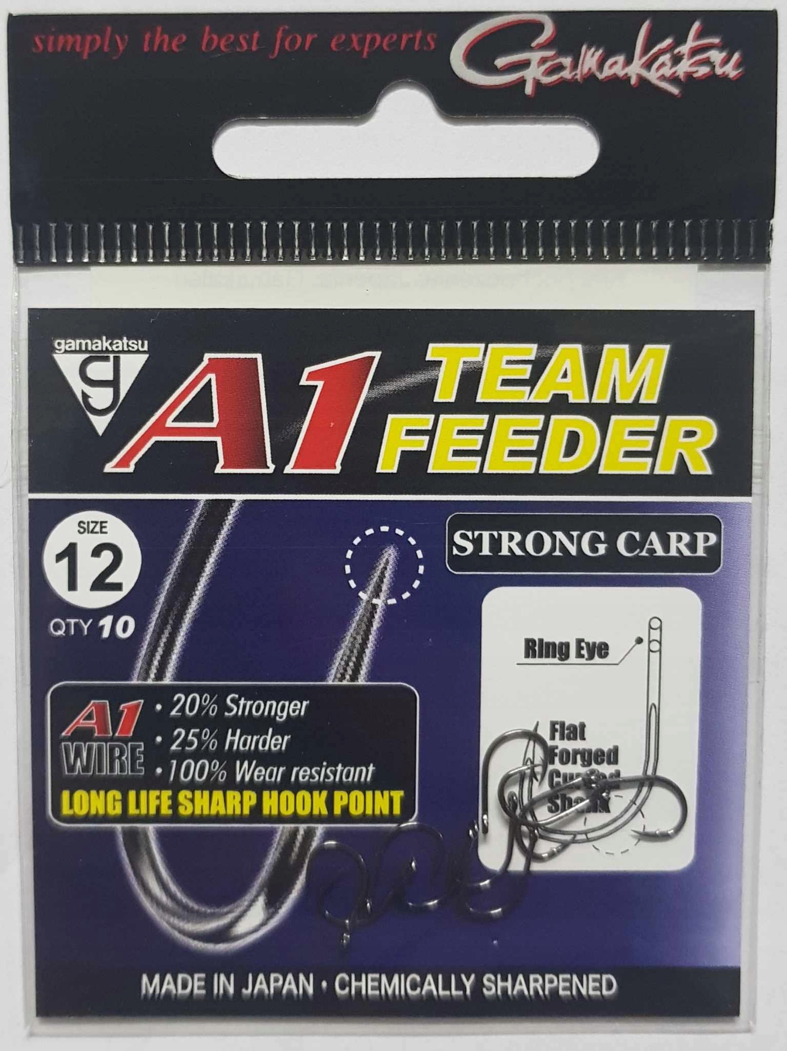 Haczyk A1 Team Strong Carp nr 12 Gamakatsu