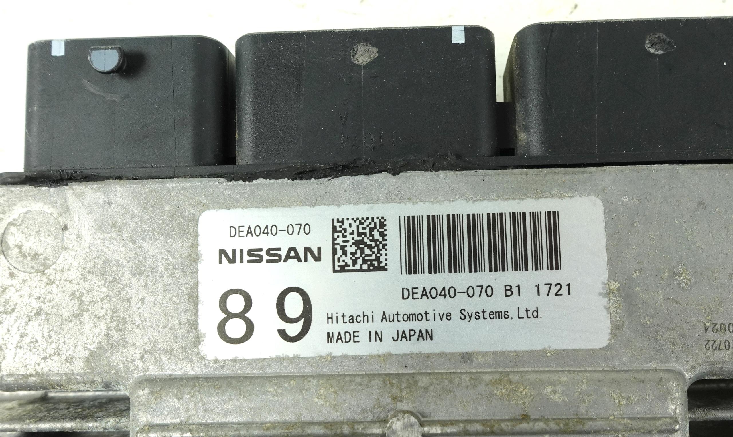 ordinateur unité de commande électronique uce moteur NISSAN MICRA K13 1.2 DIG-S DEA040-070