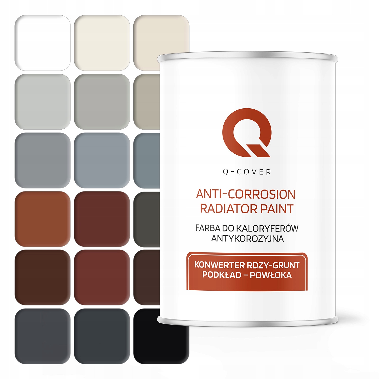 Farba do Grzejników Antykorozyjna 1L Do Wyboru Szybka Odnowa 3w1