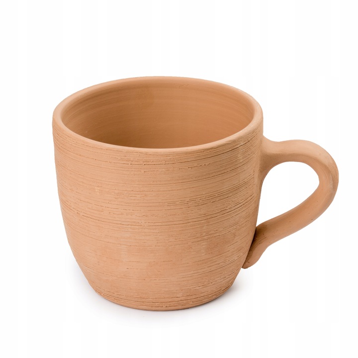 

Gliniany kubek filtrujący wodę rękodzieło 0,7L