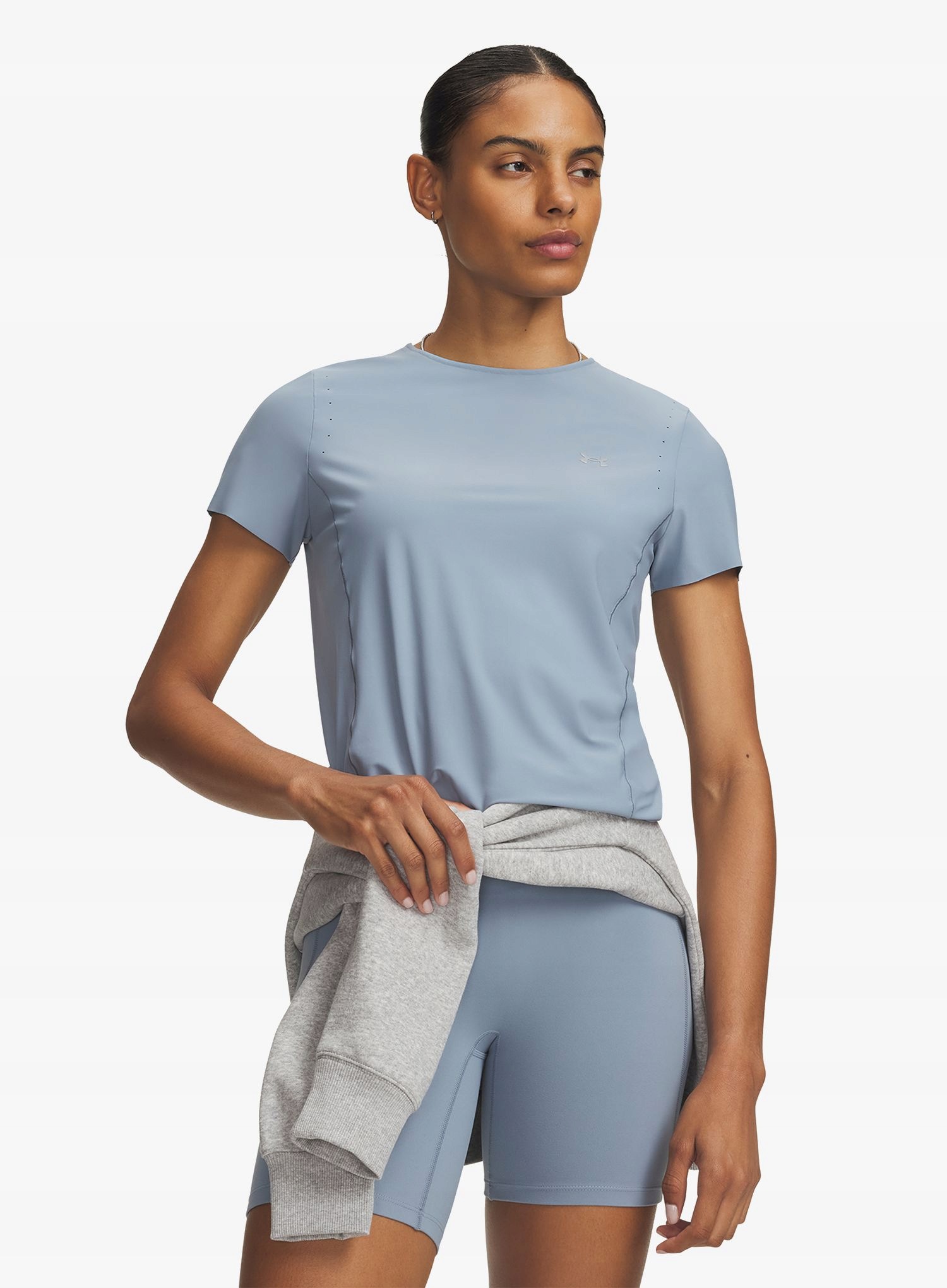 Koszulka szybkoschnąca damska Under Armour Vanish Elite Ss blue wind Xs