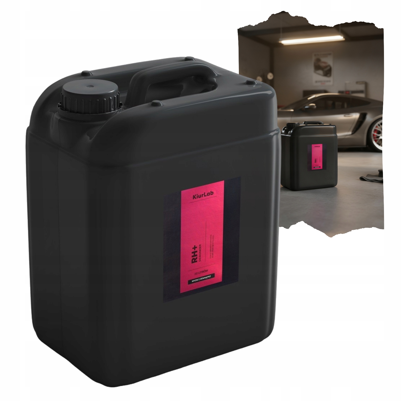 Silný Prípravok Kiurlab Rh+ 20L Na Odstraňovanie Brzdového Prachu, Krvavý Efekt