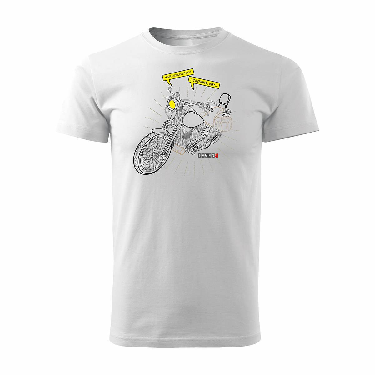 

Koszulka motocyklowa na motor Harley Chopper