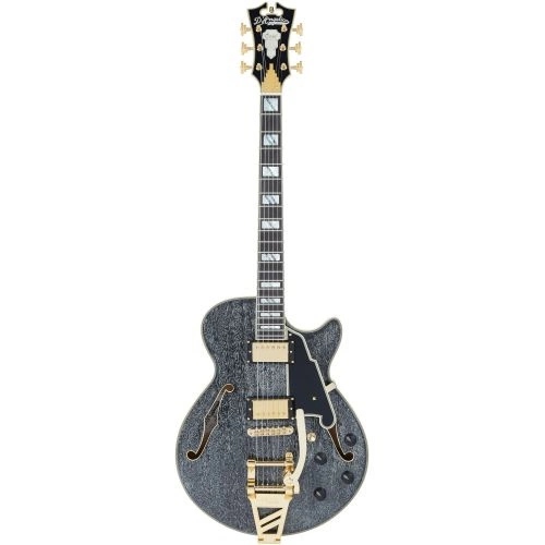 Gitara Elektryczna Dangelico Excel Ss Black Dog Semi Hollow Heban 25