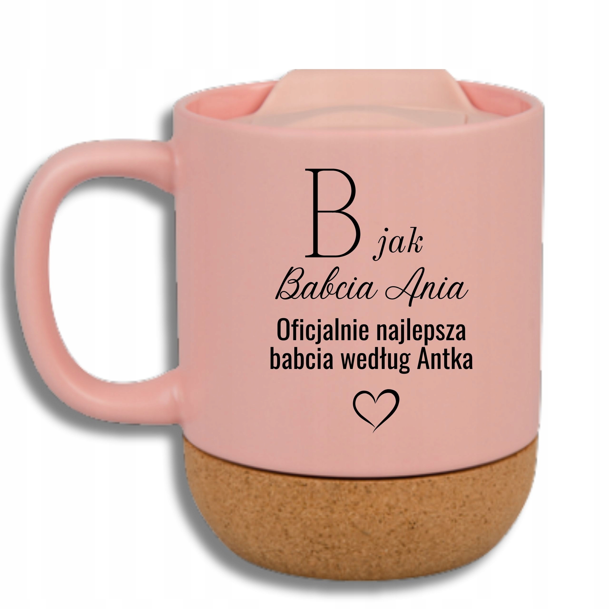 Ružový Hrnček S Vtipným Darčekom Deň Babičky Ako Babička Meno