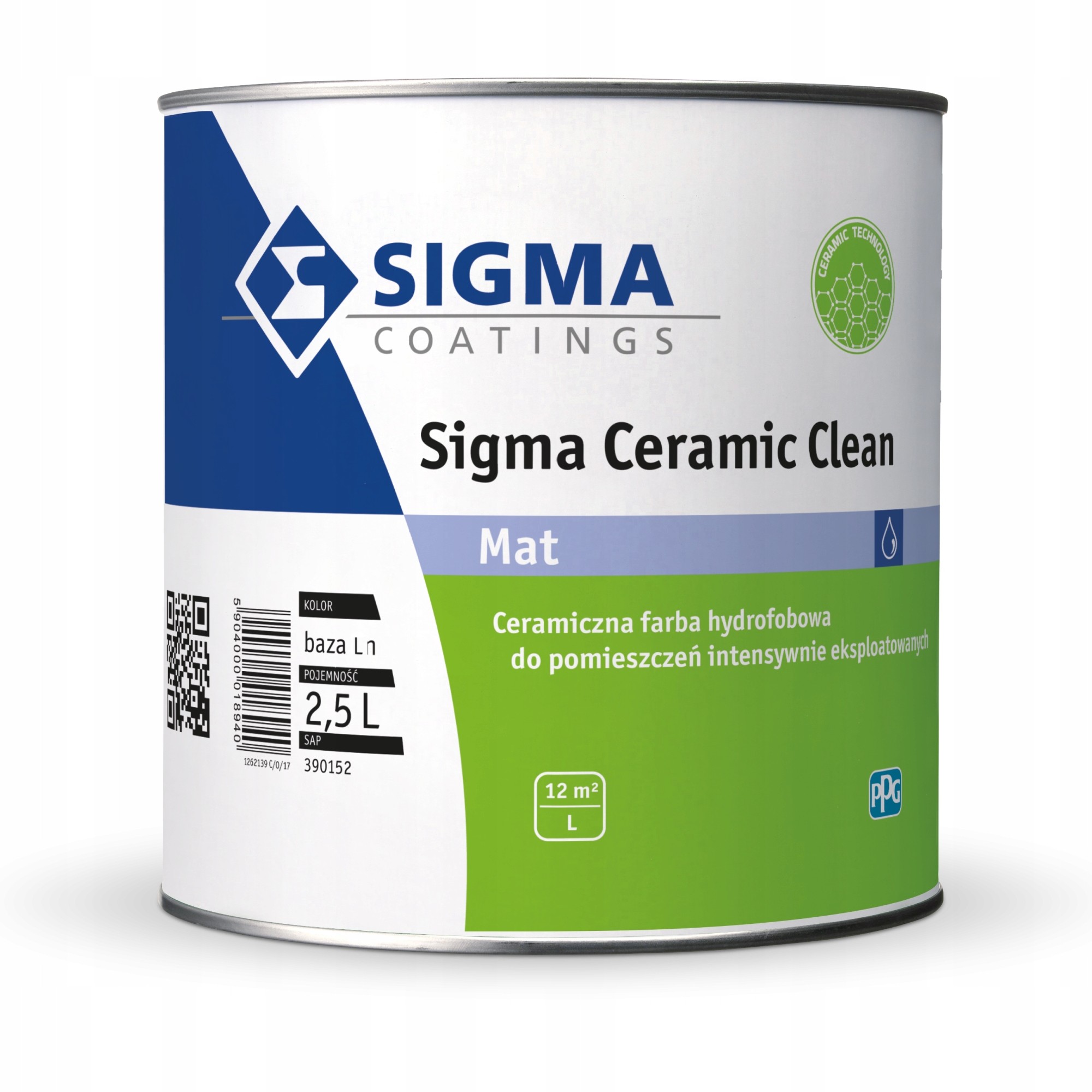 Keramická barva Sigma Ceramic Clean 2.5L Ln