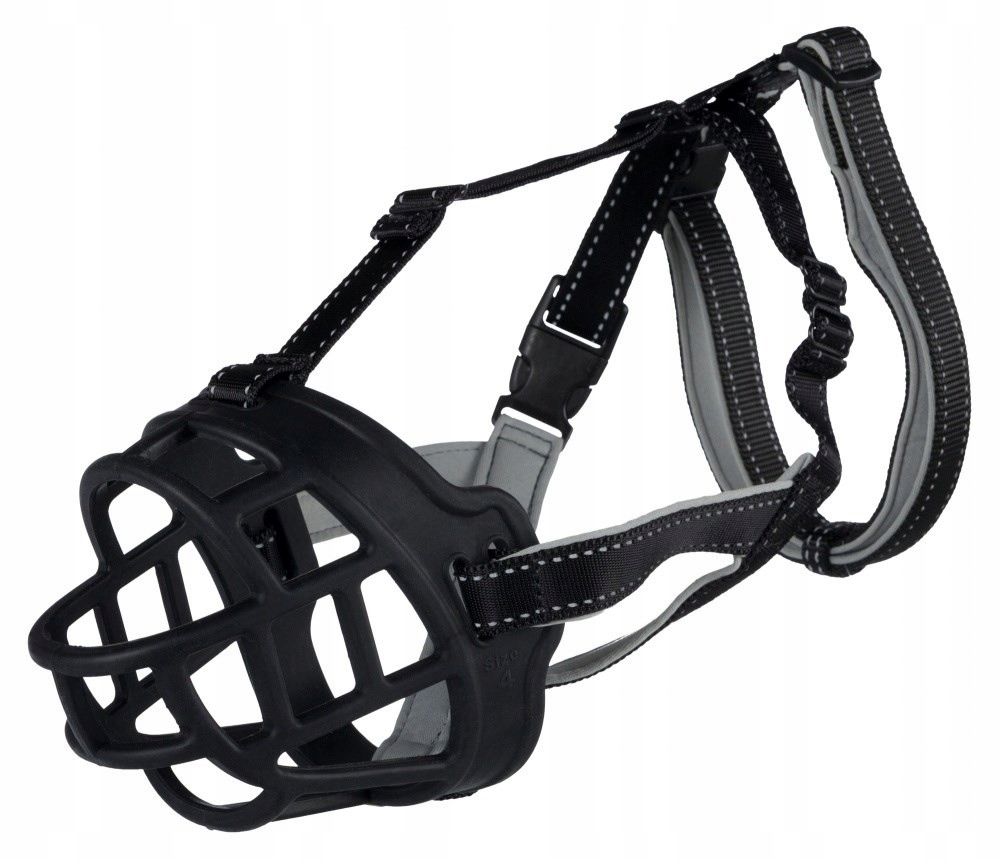 Levně Náhubek Muzzle Flex, Silikonový, Vel M-L,Černý