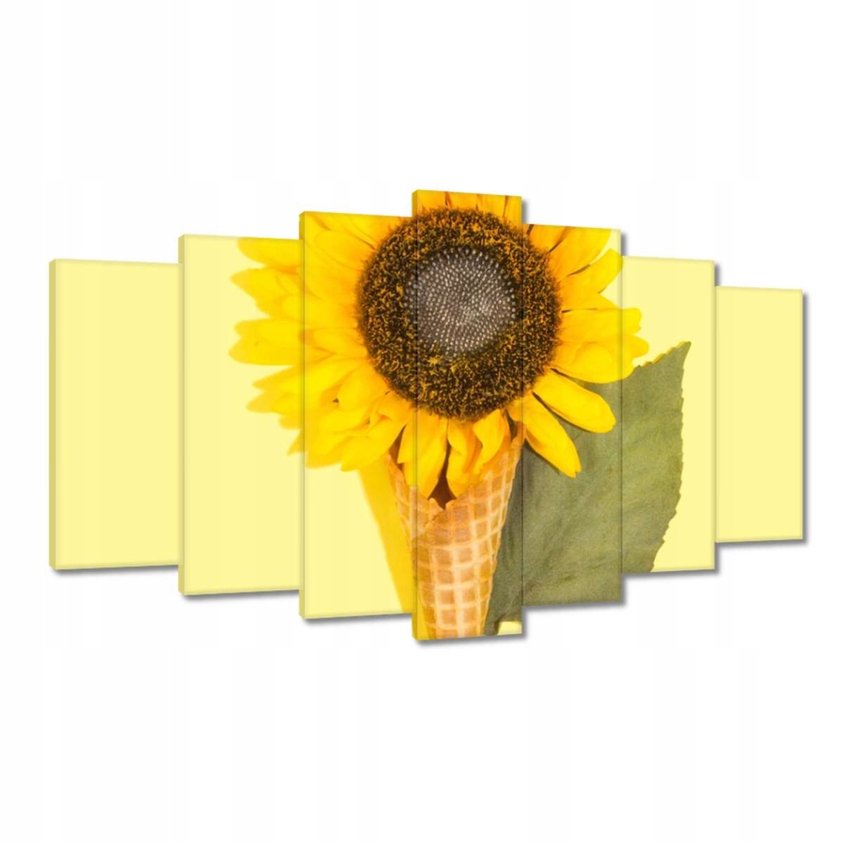 Obrazy 140x80 Slunečnicová láska Led
