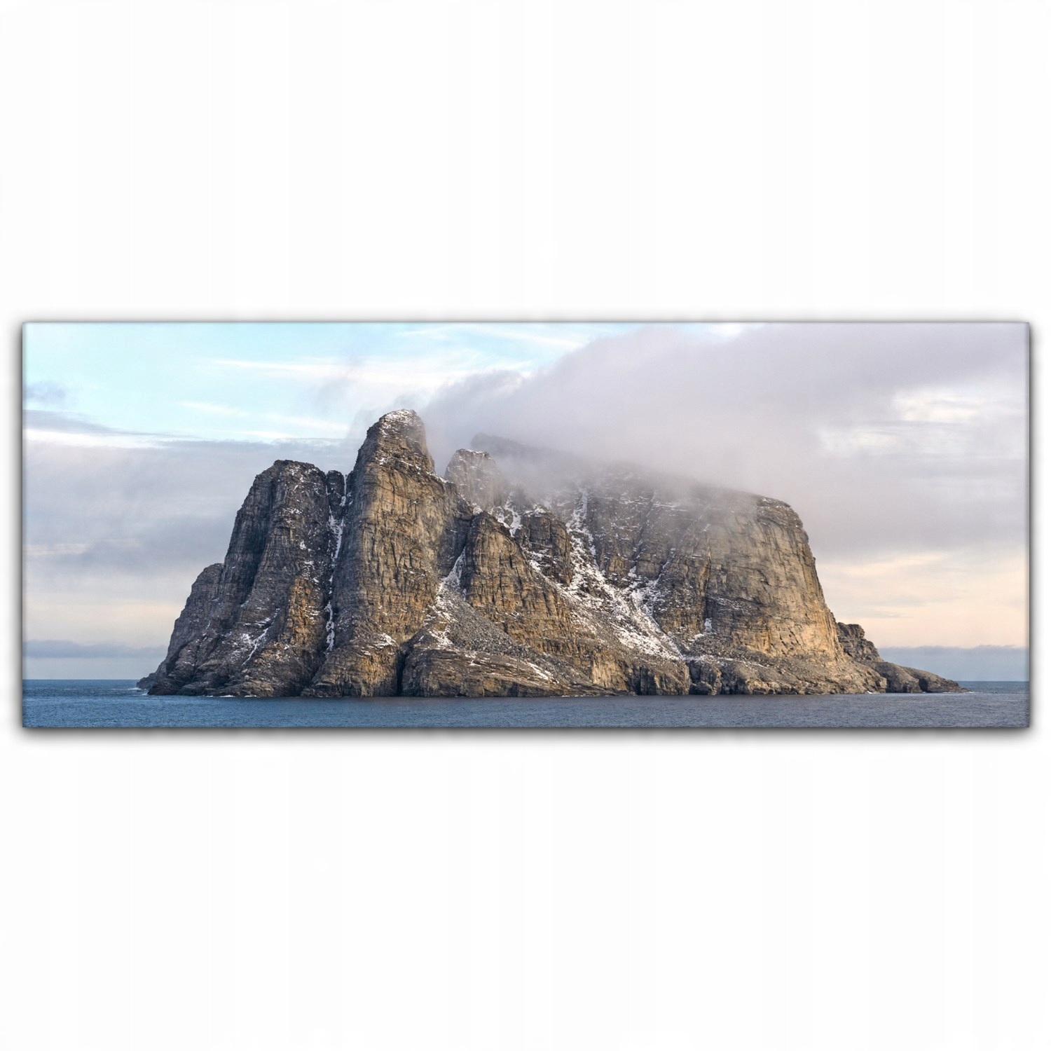 

Obraz canvas na ścianę 125x50 Wyspa Mgła Krajobraz