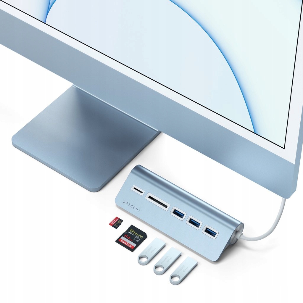 Satechi USB-C Combo Hub Imac Adapter Przejściówka Kod producenta ST-TCHCRB