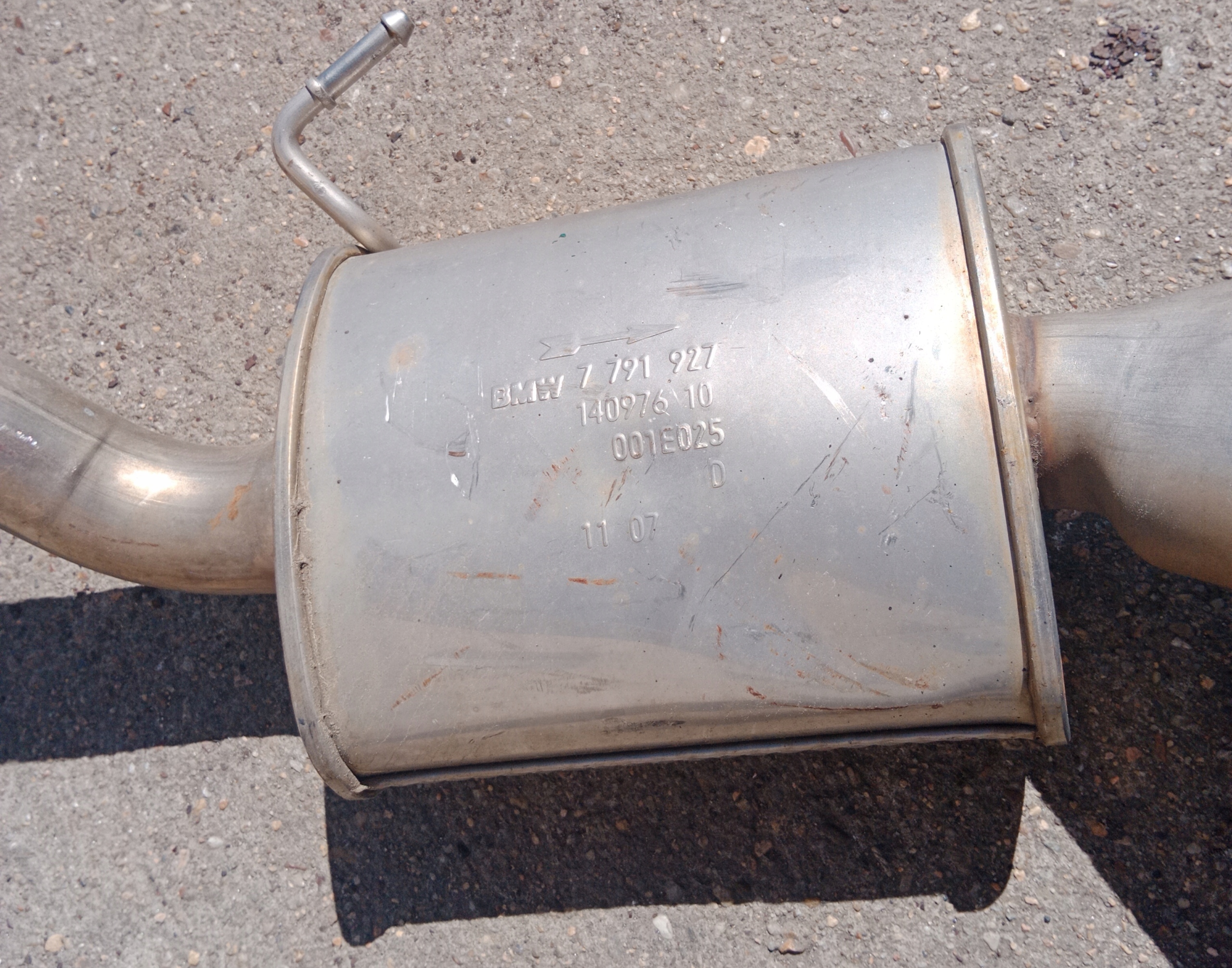 BMW E87 07R muffler, exhaust 7791927