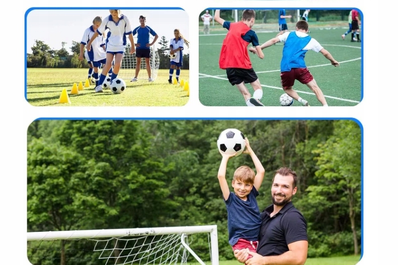 BRAMKA PIŁKARSKA DO PIŁKI NOŻNEJ TRENING Głębokość bramki 61 cm