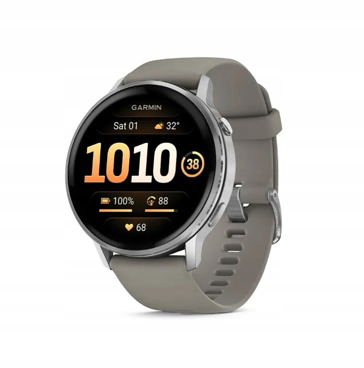 Smart hodinky Garmin Venu 4 45 mm 45 mm Fitness Gps Strieborné 010-03014-01