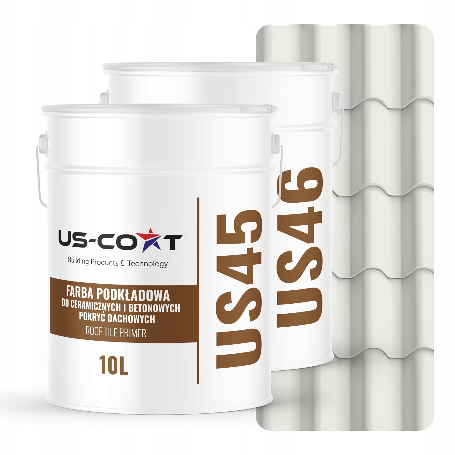 Farba Na Keramické Strešné Tašky Základný Náter Biely Signálny RAL9003 74m2 Polomatná