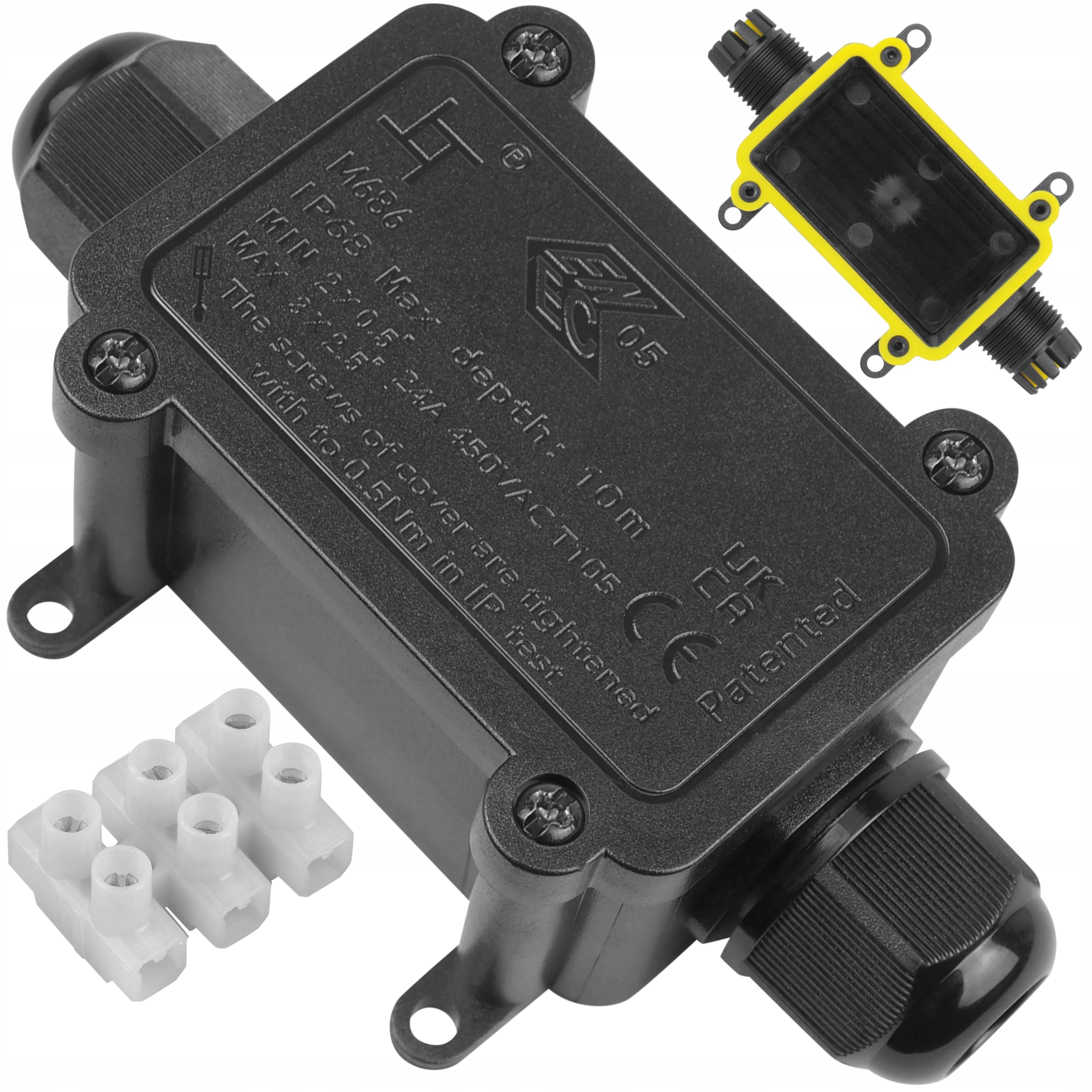 

Puszka Hermetyczna Instalacyjna Elektryczna IP68