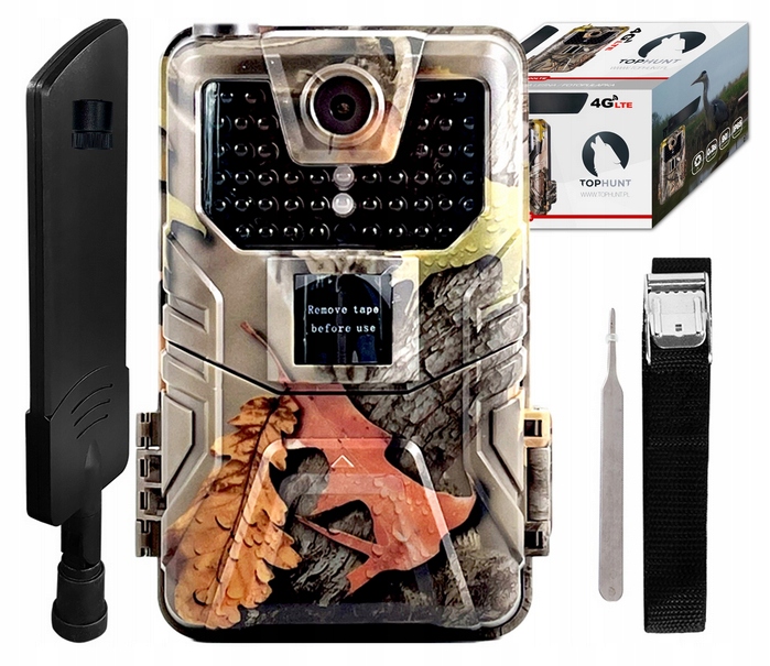 Lesní kamera Fotopast 2K Gsm 4G Lte Mms Polský HC900LTE