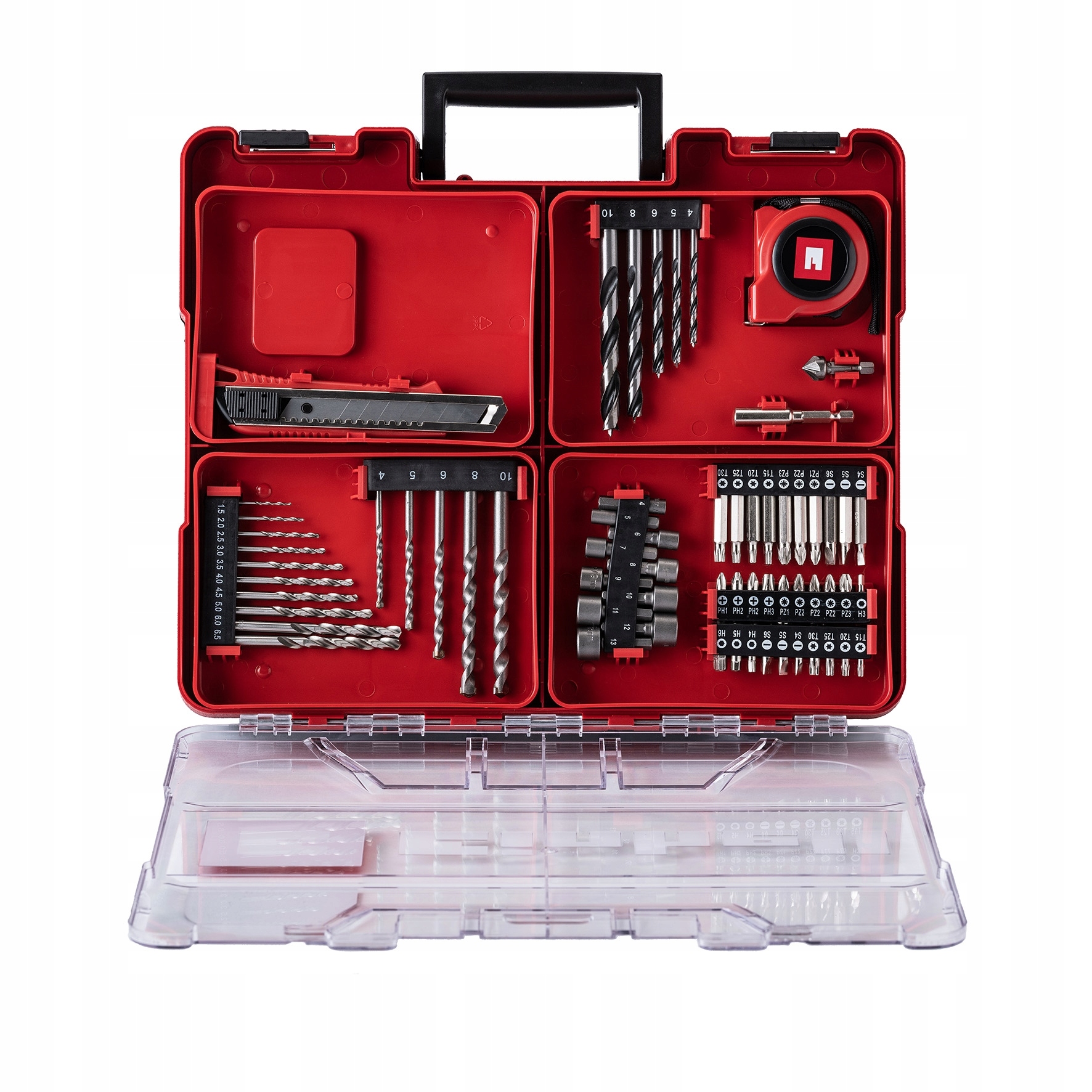 AKUMULATOROWA WIERTARKA UDAROWA + AKCESORIA TE-CD 18/40 Li-i +64 EINHELL Marka Einhell