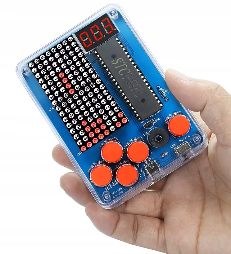 Zestaw do montażu gra elektroniczna Tetris Snake Racing Aircraft