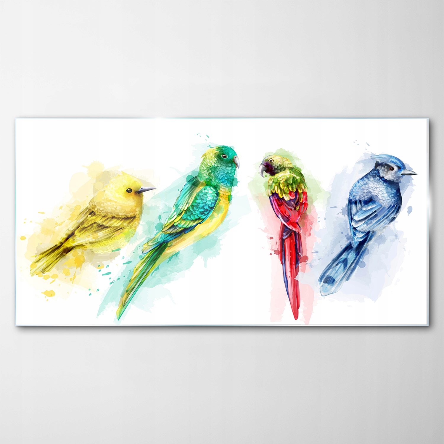 

Obraz Szklany Dekor Zwierzęta Tropiki Ptaki 120x60