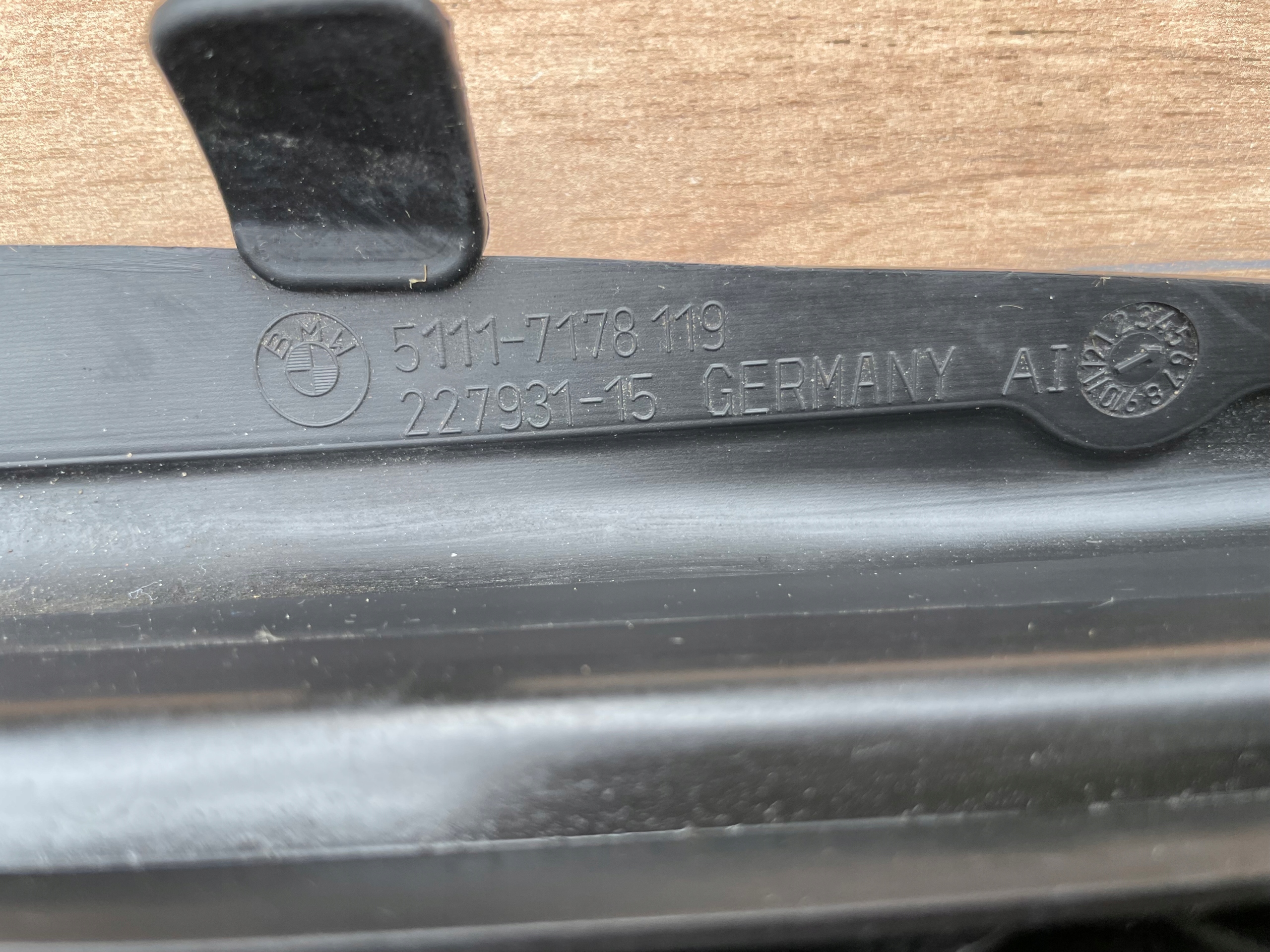BMW 5 E60 E61 luftführung luftansaugkanal 7178119