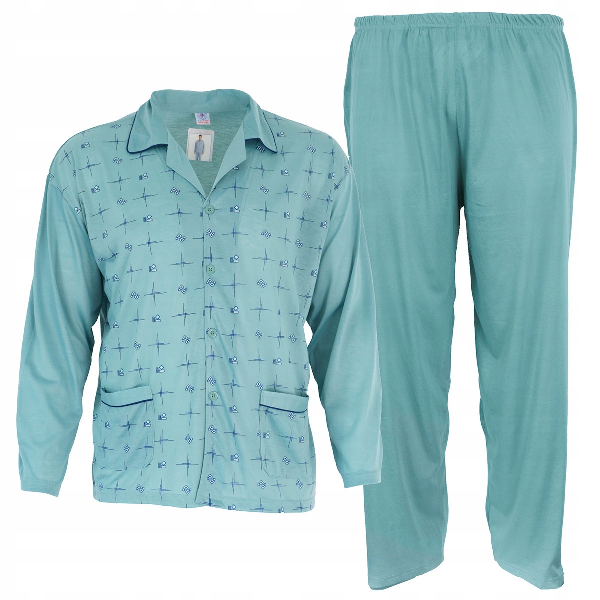 PIŻAMA MĘSKA pidżama BAWEŁNIANA SPODENKI 5XL / 6XL Płeć mężczyzna