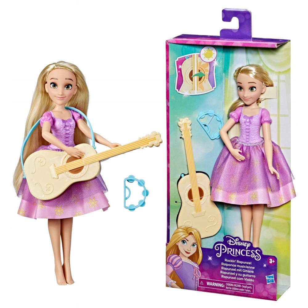 DISNEY PRINCESS Lalka Roszpunka z gitarą F3391