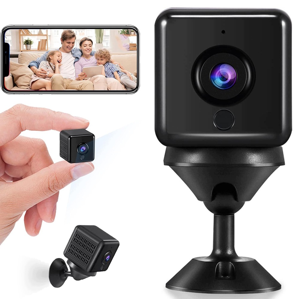 Mini 1080P Wifi Kamera S Adaptivní Detekcí Pohybu A Nočním Viděním
