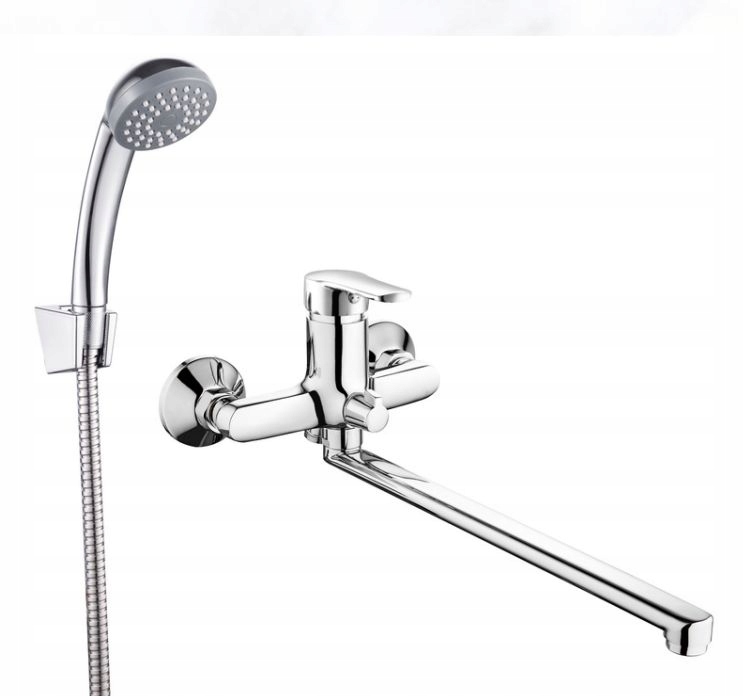 Vanová baterie Verso s dlouhým výtokem 30 cm Invena