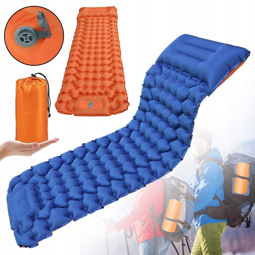 Matrace pro turisty Nafukovací podložka Spania s vestavěnou pumpou Bedee