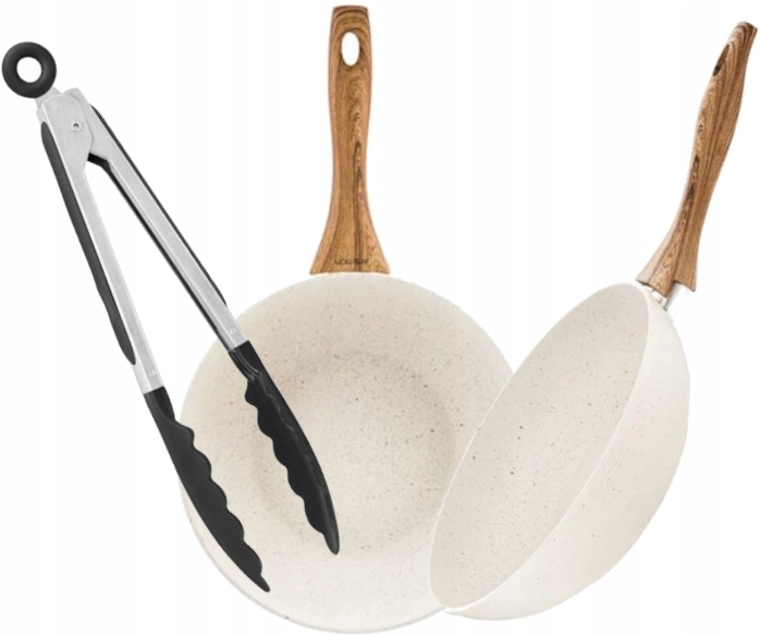 

Ambition Wok patelnia 26cm+szczypce Nature Gaz/Ind