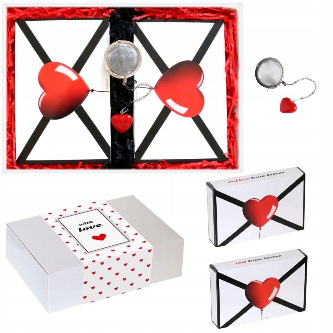 Sada Lovebox s aromatizovanou kávou a čajem pro výročí svatby