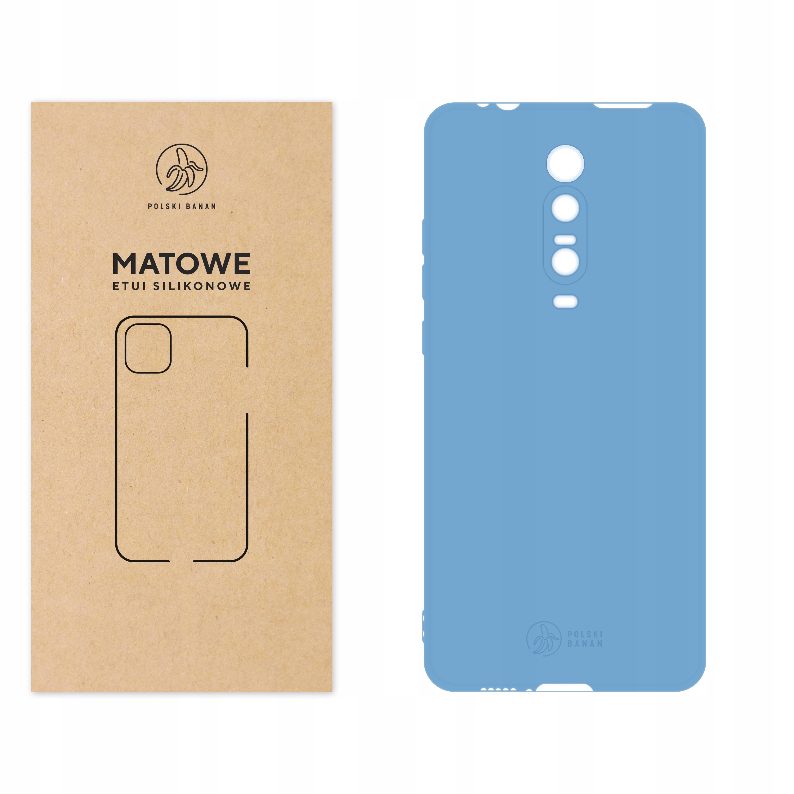 

Etui Matowe do Xiaomi Mi 9T błękitne