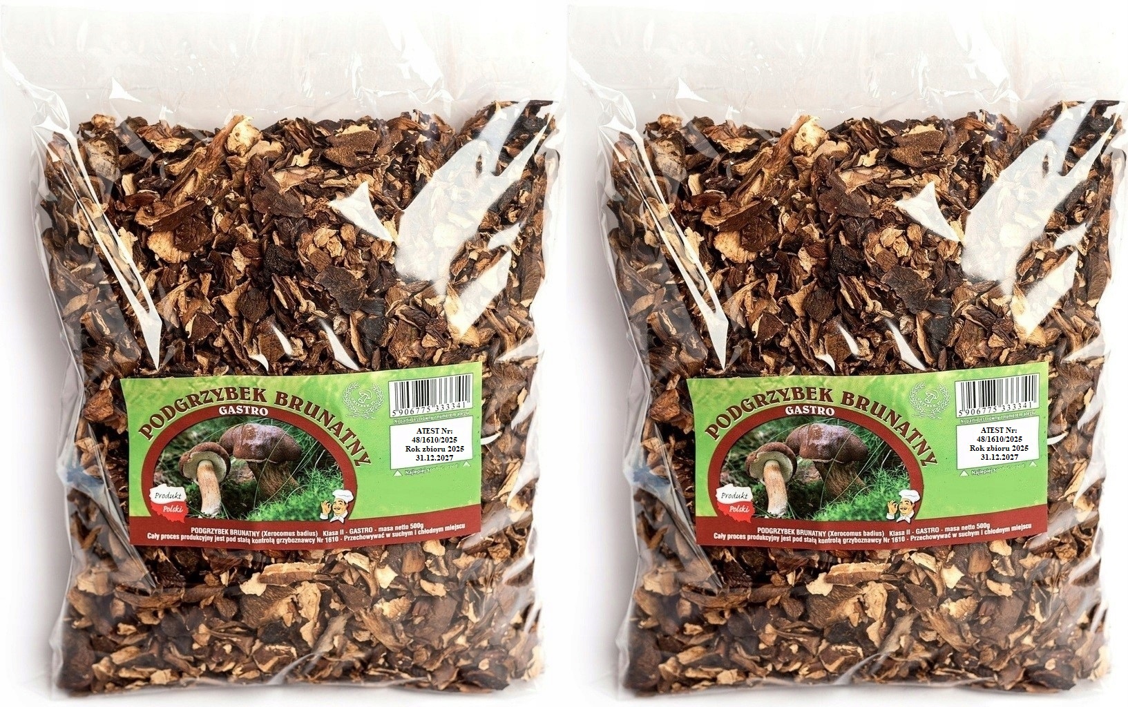 Podhoubek Gastro 5kg Nová Sbírka 2025 Polský Atest sušené lesní houby