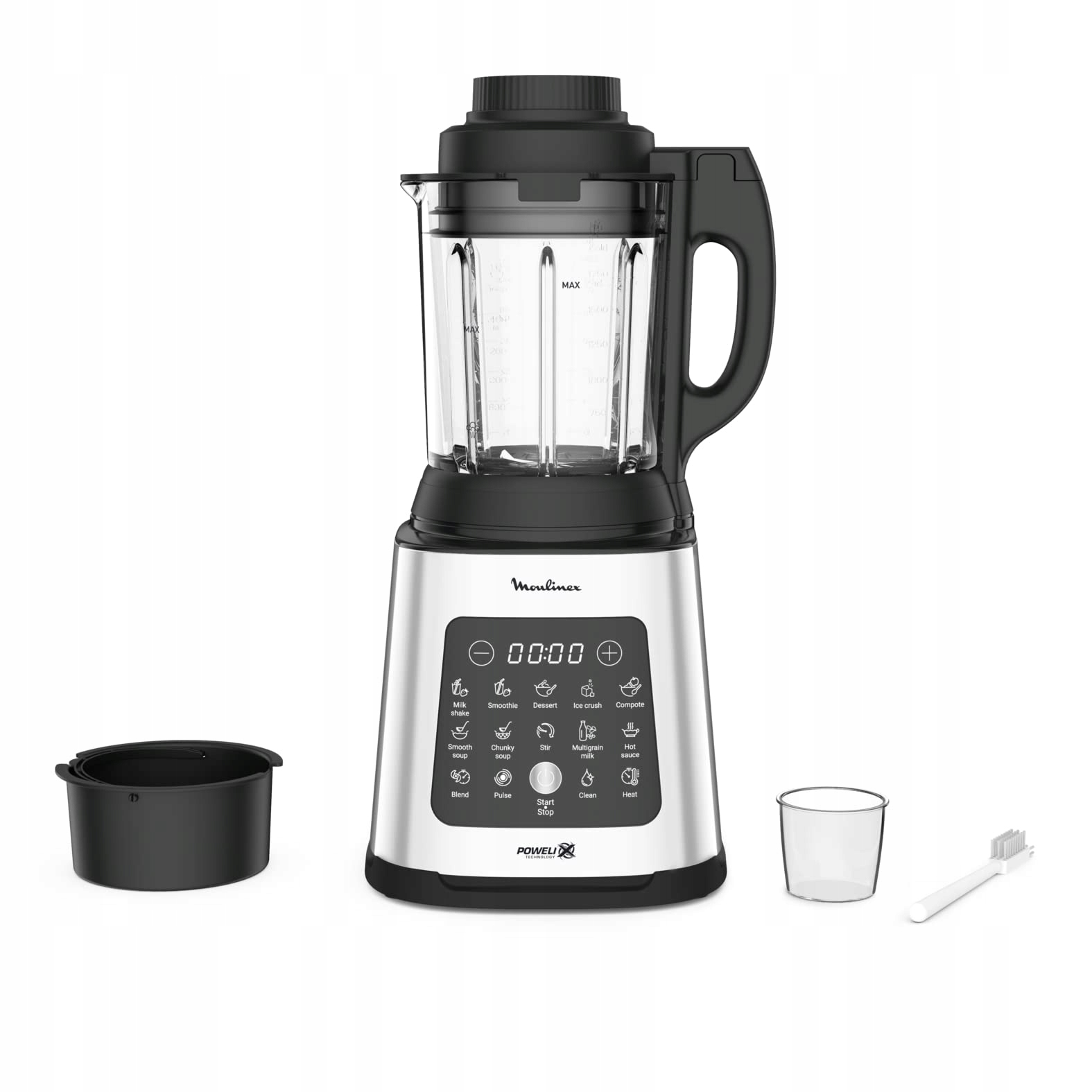 MOULINEX PerfectMix Cook Blender 1400W 10 Programów 2L Ekran Dotykowy — miniatura 9